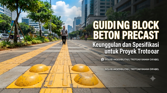 Guiding Block Beton Precast: Keunggulan dan Spesifikasi untuk Proyek Trotoar